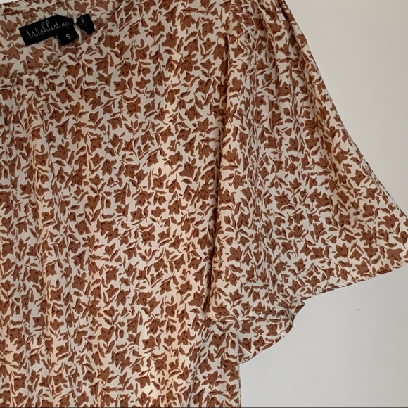 Asymmetrical Midi Dress Cream/Chai - Picture 7 of 8